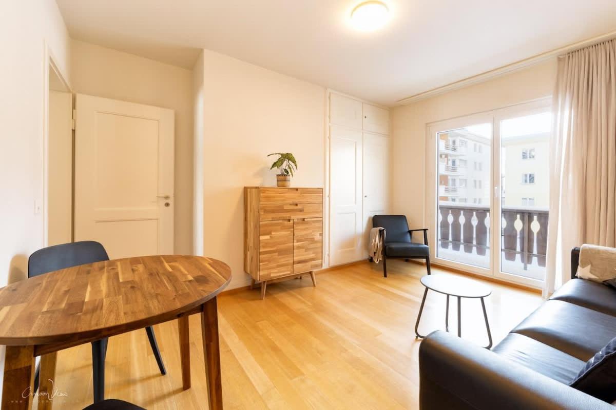 Charming Apartment In St Moritz Экстерьер фото
