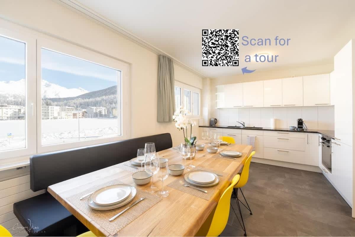 Charming Apartment In St Moritz Экстерьер фото